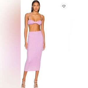 Camila Coelho Lilac Skirt Set